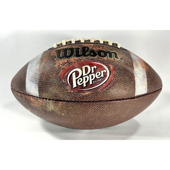 Wilson Full Size Football Dr.Pepper Collectible Promotion NCAA Football - Picture 1 of 10